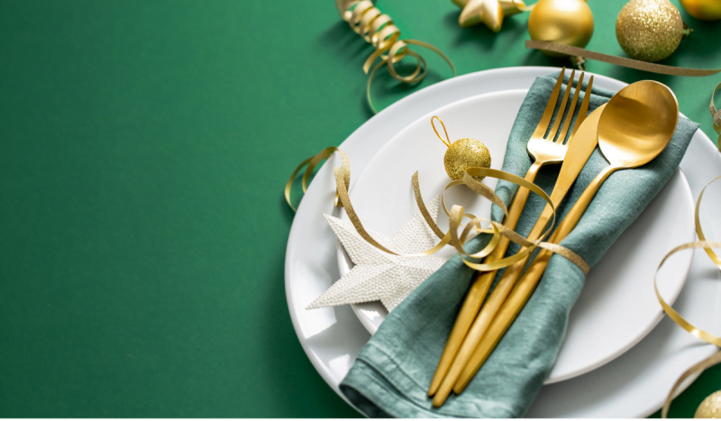 Festive table setting